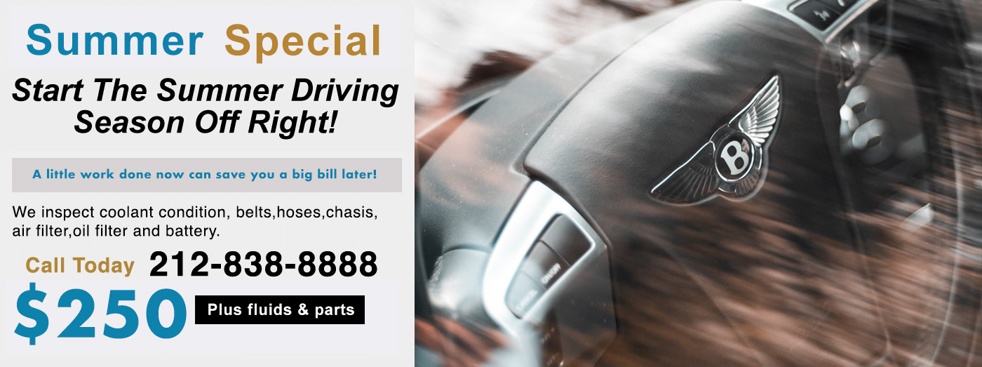 The best dealer Bentley dealer alternative saves you money on your Bentley scheduled service with their Bentley Spring Scheduled Service Special for Bentley owners in the tristate area.